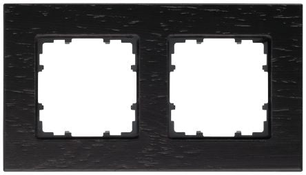 Siemens Black 2 Gang Frame [5TG1102-0]; 229-9823
