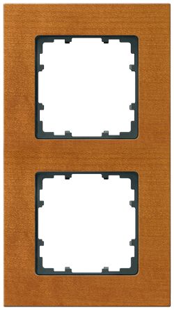 Siemens Brown 2 Gang Frame [5TG1102-1]; 229-9824