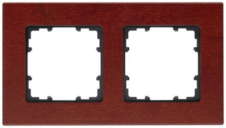 Siemens Brown 2 Gang Frame [5TG1102-2]; 229-9825
