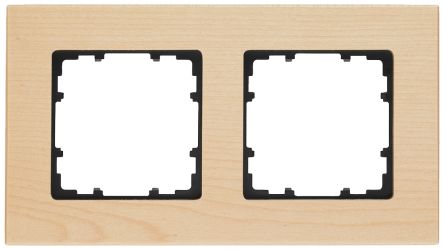 Siemens White 2 Gang Frame [5TG1102-3]; 229-9826