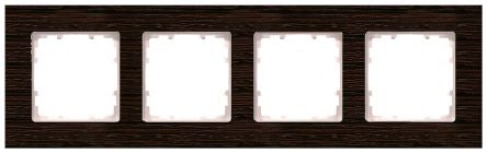 Siemens Brown 4 Gang Frame [5TG1104-0]; 229-9833