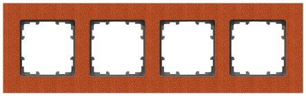 Siemens Brown 4 Gang Frame [5TG1104-2]; 229-9835