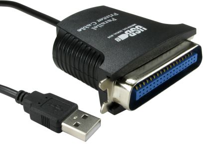 RS PRO USB 1.1, Male USB A to Male Centronics, 1m [0]; 229-9956