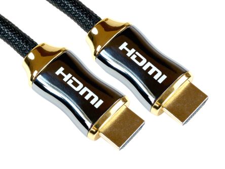 RS PRO, 10m Male HDMI to Male HDMI High Speed 4K [0]; 229-9973
