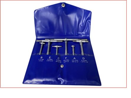 RS PRO Telescopic Bore Gauge, Chrome, 6 piece [0]; 230-0111