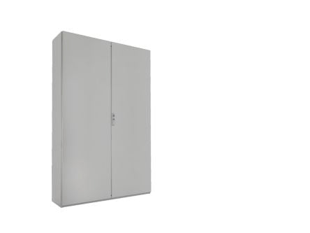 Rittal SE Series Sheet Steel Double-Door-Door Floor Standing Enclosure, Opaque Door, IP55, 1800 x 1200 x 300mm [5824600]; 230-0454
