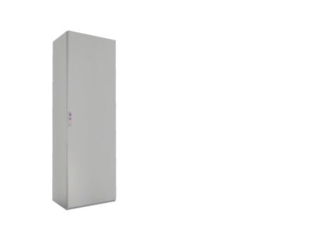 Rittal SE Series Sheet Steel Single-Door-Door Floor Standing Enclosure, Opaque Door, IP55, 1800 x 600 x 400mm [5830600]; 230-0456