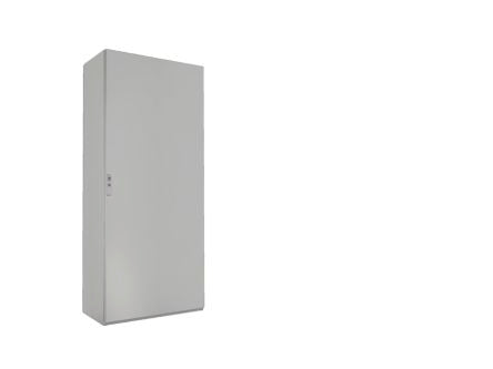 Rittal SE Series Sheet Steel Single-Door-Door Floor Standing Enclosure, Opaque Door, IP55, 1800 x 800 x 400mm [5831600]; 230-0457