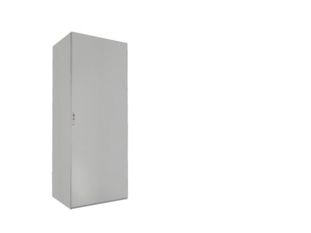 Rittal SE Series Sheet Steel Single-Door-Door Floor Standing Enclosure, Opaque Door, IP55, 2000 x 800 x 600mm [5834600]; 230-0460