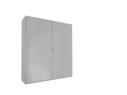 Rittal SE Series Sheet Steel Double-Door-Door Floor Standing Enclosure, Opaque Door, IP55, 2000 x 1800 x 500mm [5846600]; 230-0467