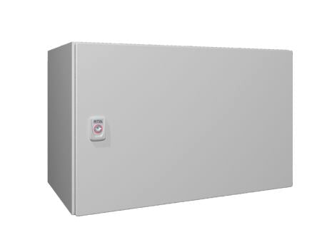 Rittal AX IT Series Sheet Steel Wall Box, IP56, 380 mm x 600 mm x 350mm [7641350]; 230-0468