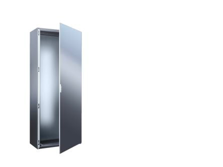 Rittal SE Series Stainless Steel Single-Door-Door Floor Standing Enclosure, Opaque Door, IP66, 1600 x 600 x 400mm [5850680]; 230-0482
