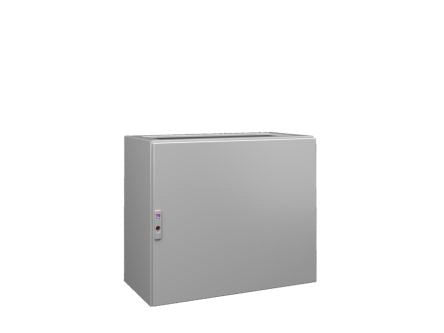 Rittal TP Series Sheet Steel Single-Door-Door Floor Standing Enclosure, Opaque Door, IP55, 675 x 800x 400mm [6701600]; 230-0491