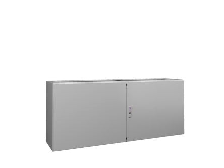 Rittal TP Series Sheet Steel Double-Door-Door Floor Standing Enclosure, Opaque Door, IP55, 675 x 1600 x 400mm [6703600]; 230-0493