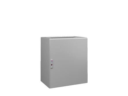 Rittal TP Series Sheet Steel Single-Door-Door Floor Standing Enclosure, Opaque Door, IP55, 675 x 600 x 500mm [6704600]; 230-0494