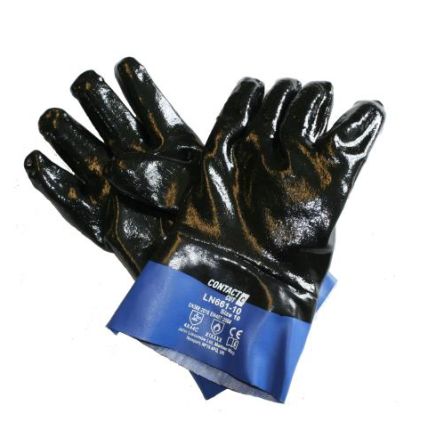 Liscombe Contact Cut C Blue Nitrile Cut Resistant Cut Resistant Gloves, Size 10, Nitrile Coating [LN661-10]; 230-0623