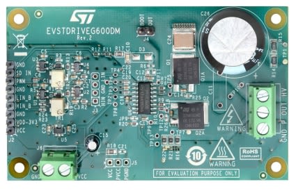 STMicroelectronics Demonstration Board for STDRIVEG600 Half-Bridge Driver for STDRIVEG600 for STDRIVEG600 [EVSTDRIVEG600DM]; 230-0852