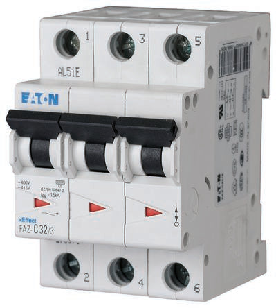 Eaton FAZ MCB, 2P, 500mA Curve D [278880 FAZ-D0,5/3]; 230-1340