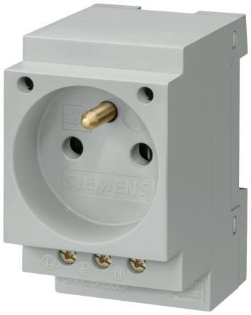 Siemens, SENTRON IP20 Grey Latching 1P Socket Socket, Rated At 16A [5TE6803]; 230-2169