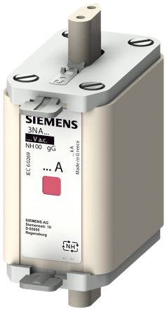 Siemens 125A Centred Tag Fuse, NH00, 400V [3NA6832-4]; 230-2967