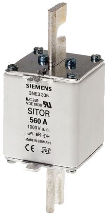 Siemens 630A Slotted Tag Fuse, NH2, 1kV, 110mm [3NE3336]; 230-3009