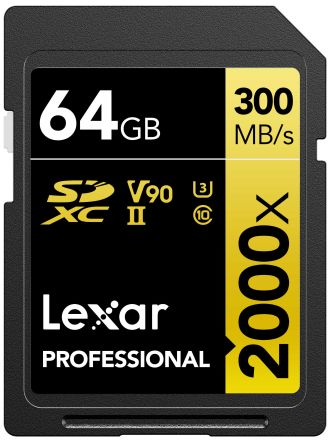 Lexar 64 GB SDHC SD Card, Class 10 [LSD2000064G-BNNNG]; 230-4415