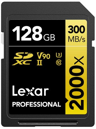 Lexar 128 GB SDHC SD Card, Class 10 [LSD2000128G-BNNNG]; 230-4416