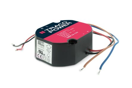 TRACOPOWER AC-DC Power Supply, TMW 24-124, 24V dc, 1A, 24W, 1 Output, 85 → 264V ac Input Voltage [TMW 24-124]; 230-4734