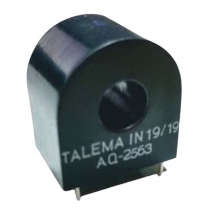 Nuvotem Talema AQ Series Through Hole Mounted Current Transformer, 63A Input, 2500:1A, 9mm Bore, 600 V [AQ-2563]; 230-4790