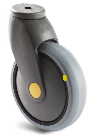 Guitel Hervieu Swivel Castor Wheel, 100kg Capacity, 125mm Wheel [301859]; 230-4831