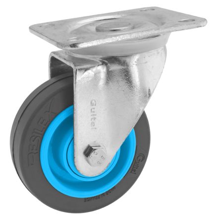 Guitel Hervieu Swivel Castor Wheel, 200kg Capacity, 100mm Wheel [379542]; 230-4840
