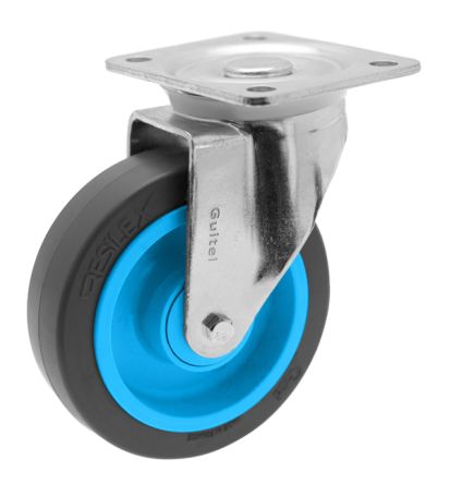 Guitel Hervieu Swivel Castor Wheel, 250kg Capacity, 125mm Wheel [379552]; 230-4841