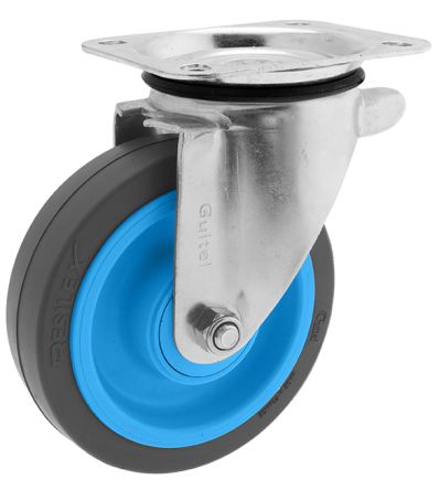 Guitel Hervieu Swivel Castor Wheel, 350kg Capacity, 160mm Wheel [379562]; 230-4842