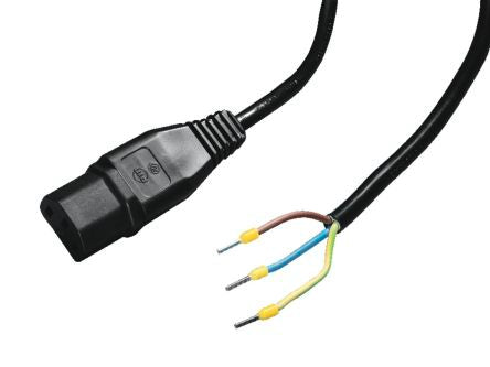 Rittal IEC C13 Unterminated Power Cord, 1.5mSM [6450060]; 230-4940