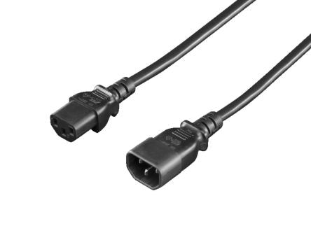 Rittal IEC C14 IEC C13 Power Cord, 1.8m [7200215]; 230-4958