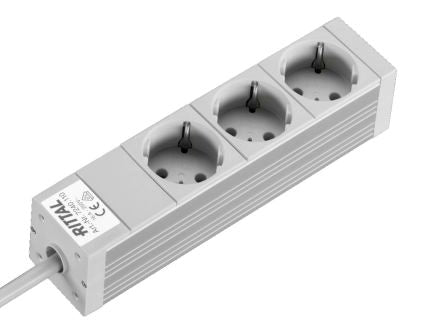 Rittal 2m 3 Socket CEE Socket, 250 V [7240110]; 230-4961