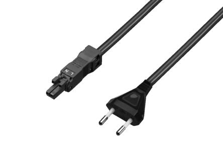 Rittal Type C Europlug Power Cord, 2m [7859010]; 230-5029