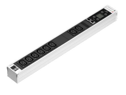Rittal IEC C13 8 Gang Power Distribution Unit, 1m Cable, 16A, 230 V [7859410]; 230-5036