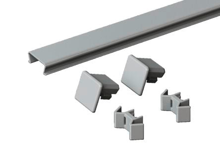 Rittal TS Series RAL 7035 Plastic Baying Cover, 400mm L for Use with TS, TS IT, VX, VX IT [8800845]; 230-5051