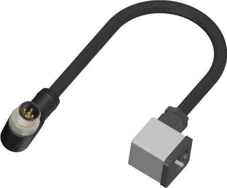 RS PRO Straight Male 3 way M12 to DIN 43650 Form A Sensor Actuator Cable, 2m [0]; 230-5689
