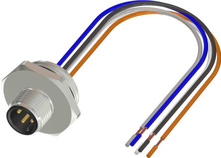 RS PRO Straight Male 5 way M12 to Unterminated Sensor Actuator Cable, 500mm [0]; 230-5714