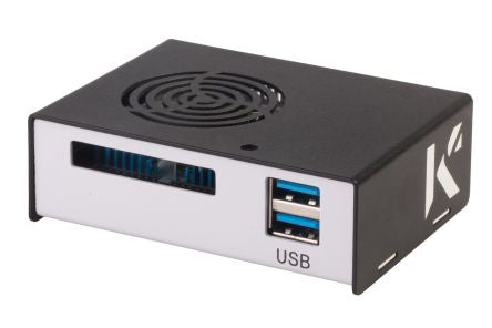 KKSB Case for ODROID XU4 Board, Black, White [110228]; 230-6167