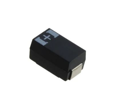 Panasonic 220μF Tantalum Capacitor 6.3V dc, TPF Series [6TPF220M6L]; 230-6338