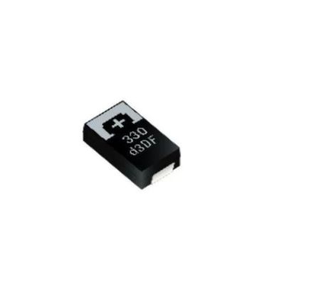 Panasonic 220μF Tantalum Capacitor 6.3V dc, TPF Series [6TPF220MFL]; 230-6341