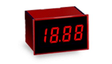 Murata DMS-20PC-1-DCM-C Series Digital Panel Voltmeter DC, LED Display 3.5-Digits [DMS-20PC-1-DCM-C]; 230-7918