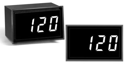 Murata DMS-20PC-1-LM Series Digital Panel Voltmeter AC, LED Display 3-Digits [DMS-20PC-1-LM-C]; 230-7920