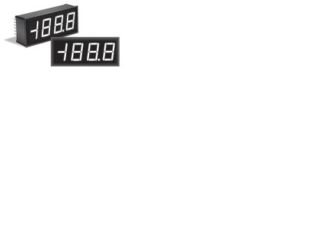 Murata DMS-30PC Series Digital Panel Voltmeter DC, LED Display 3.5-Digits [DMS-30PC-1-RS-C]; 230-7929