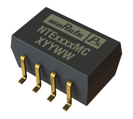 Murata NTE Isolated DC-DC Converter, 5V dc/, 4.5 To 5.5 V dc Input, 1W, Surface Mount [NTE0505MC-R]; 230-7945