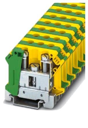 Siemens 8WH1201-0CM07 8WH1201 Series Green/Yellow, Single-Level, Screw Termination [8WH1201-0CM07]; 230-8643