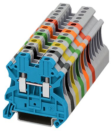 Siemens 8WH1000-0AF08 8WH1000-0AF08 Series Black, Single-Level, Screw Termination [8WH1000-0AF08]; 230-9014